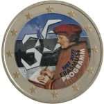 Цветная монета 2 евро Эстония 2022 — 35-летие программы Erasmus