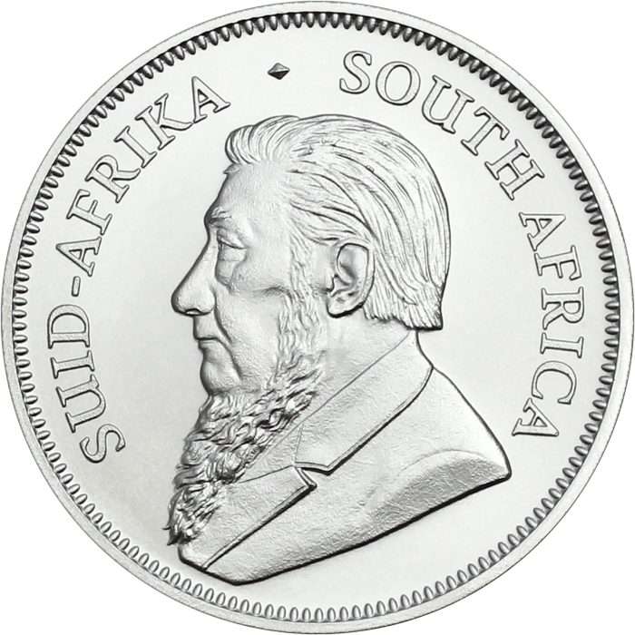 23SAK1OS_2023_Krugerrand_1oz_Silve_Coin_Obverse Silver coin 1 rand South Africa 2023 - Krugerrand - Image 2