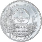 Silver coin Mongolia 2023 - Siberian chipmunk - Image 2