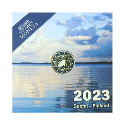 2 евро Финляндия 2023 - 100 лет первому закону Финляндии об охране природы PROOF