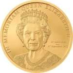 Gold Coin 5$ Cook Islands 2022 – In memoriam Queen Elizabeth II