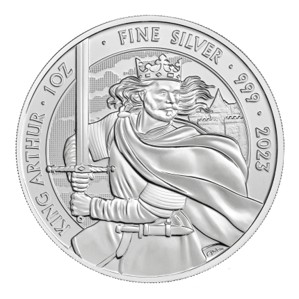 Moneta d'argento £ 2 UK 2023 - Miti e leggende britannici: Re Artù