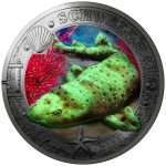 3 Euro Colored Coin Austria 2023 – Luminous Sea Life “Swell Shark” - Image 3