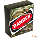 Silver Coin 1$ Tuvalu 2010 - Deadly & Dangerous: Eastern Brown Snake - Image 4