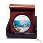 Silver Coin 1$ Tuvalu 2011 - Deadly & Dangerous: Box Jellyfish - Image 3