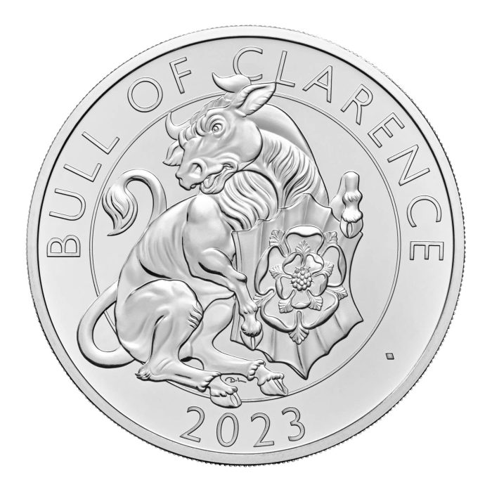 03042023-5-2 5 pounds Great Britain 2023 - Royal Tudors Beasts: Bull of Clarence - Image 2