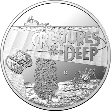 Moneta da 1 dollaro d'argento Australia 2023 - Creature degli abissi: Blobfish