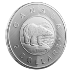 Moneta d'argento 2 dollari Canada 2023 - Orso Polare