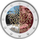 2-eurone värviline münt Eesti 2020 – Tartu rahulepingu 100. aastapäev