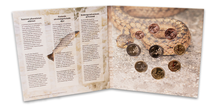 Pangakomplekt euromündid 2023 Soome BU + 2 eurot - Image 2