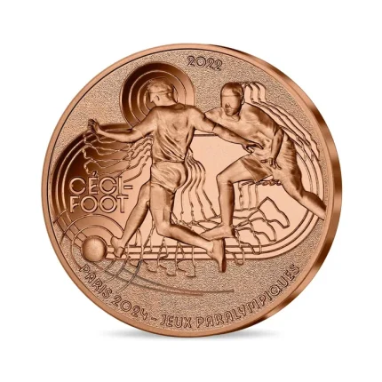 1/4 euro France 2022 - Paris Paralympics 2024 - Football for the Blind