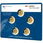 2 euros Alemania 2023 - 1275 años del nacimiento de Carlomagno (ADFGJ) en una tarjeta BU