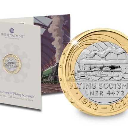 2 pounds Great Britain 2023 - 100th anniversary of the steam locomotive "Flying Scotsman"