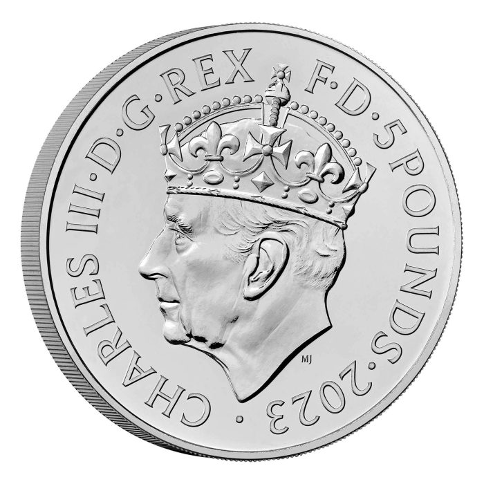 5 pounds silver coin Great Britain 2023 – Coronation of King Charles III - Image 3