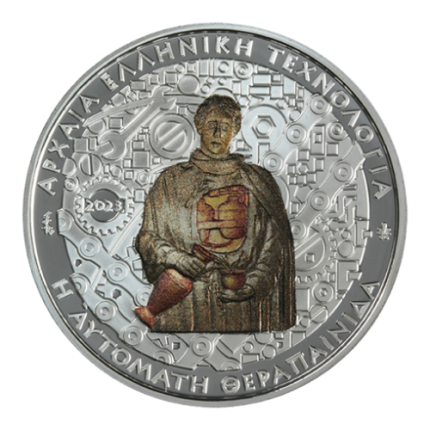 €10 Silver Coin Greece 2023 - Philo Mechanism