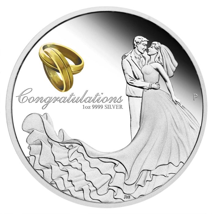Moneta d'argento 1 dollaro Australia 2023 - Matrimonio - immagine 1