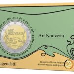 2 euroa Belgia 2023 - Art Nouveau kortissa
