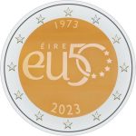 2 евро Ирландия 2023 - 50 лет членства Ирландии в Европейском Союзе
