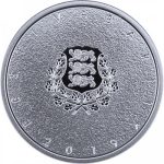Серебряная монета 12 евро Эстония 2019 — Иоганн Вольдемар Янсен — изображение 2