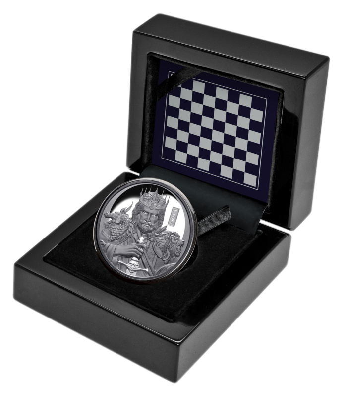 Hõbemünt 1$ Niue 2023 – Malekuningas - Image 3