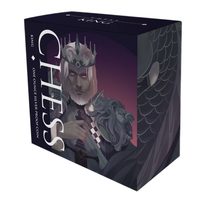 Hõbemünt 1$ Niue 2023 – Malekuningas - Image 4