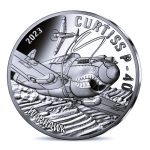 Silver Coin 10 Euro France 2023 – Curtiss P-40 Fighter