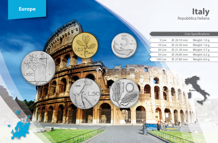 Müntide komplekt - Itaalia liir - Image 2