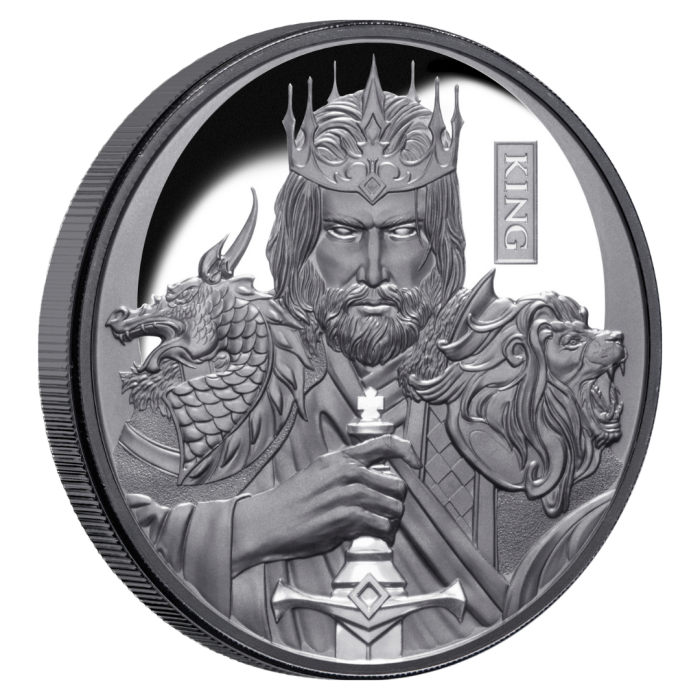 Hõbemünt 1$ Niue 2023 – Malekuningas - Image 1