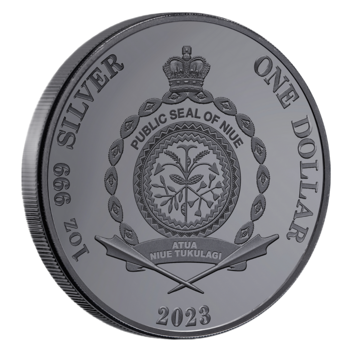 Hõbemünt 1$ Niue 2023 – Malekuningas - Image 2
