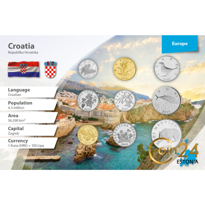 Müntide komplekt - Horvaatia kuna - Image 1