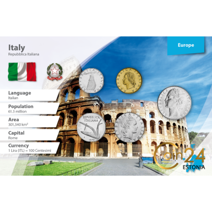 Juego de monedas - Lira italiana
