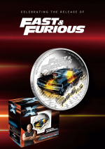 Moneda de plata de color Niue 2023 de $2 - Fast & Furious: Cuarto de milla a la vez - Imagen 4