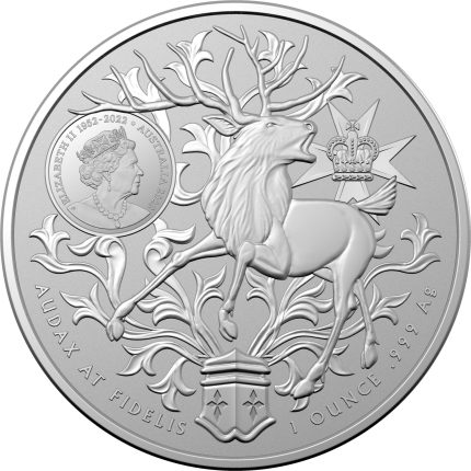 Silver Coin $1 Australia 2023 - Coats of Arms of Australia: Queensland