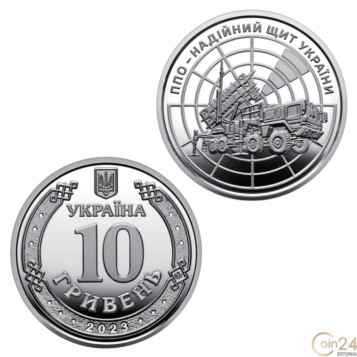 Roll 10 grivna Ucraina 2023 – Difesa aerea delle forze armate ucraine - immagine 2