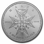 Silver coin 5 euro Malta 2023 – Maltese cross