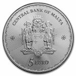 Silver coin 5 euro Malta 2023 – Maltese cross - Image 2