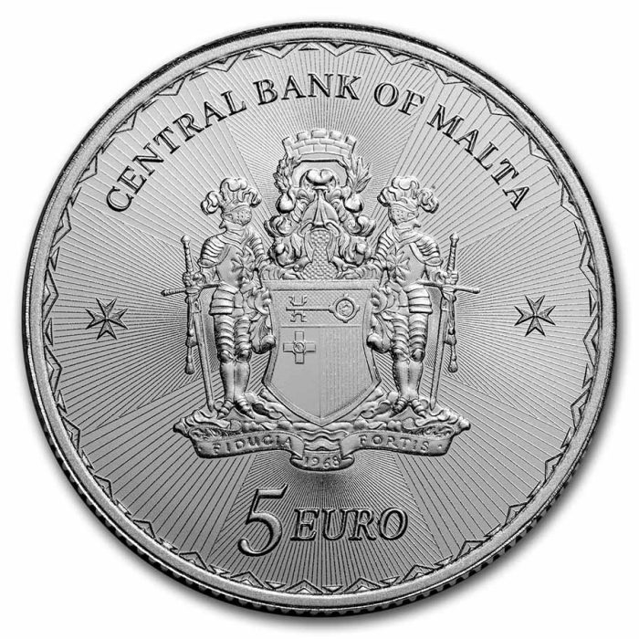 Moneta argento 5 euro Malta 2023 – Croce di Malta - immagine 2