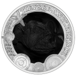 Colored coin 3 euro Austria 2023 – Luminous Marine Life “Anglerfish” - Image 2