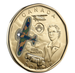 Colored $1 Coin Canada 2023 - Elsie McGill