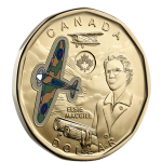 Värviline $1 münt Kanada 2023 – Elsie McGill