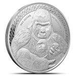 Silver coin 500 Congo francs 2023 – Silver gorilla