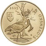 5 евро Словакия 2023 — Черный аист — изображение 2