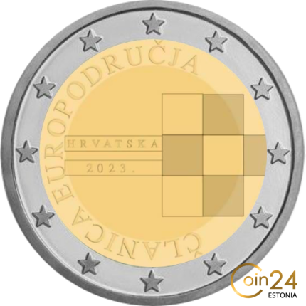 2 евро Хорватия 2023 – Введение евро