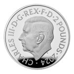 Silver coin 2 pounds Great Britain 2024 – Year of the Dragon 1 oz Proof - Image 3