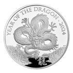 Silver coin 2 pounds Great Britain 2024 – Year of the Dragon 1 oz Proof - Image 2