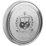 Серебряная монета Самоа 2024 - Год Дракона 2 oz — изображение 2