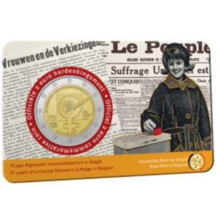 2 euros Belgium 2023 - Women`s suffrage BU