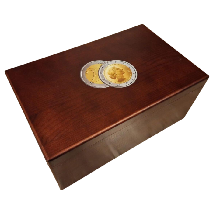 Puidust kast 2 euro müntidele kapslis (400-le mündile) - Image 3