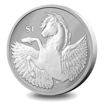 Moneta in argento 1$ Isole Vergini Britanniche 2023 – Pegaso