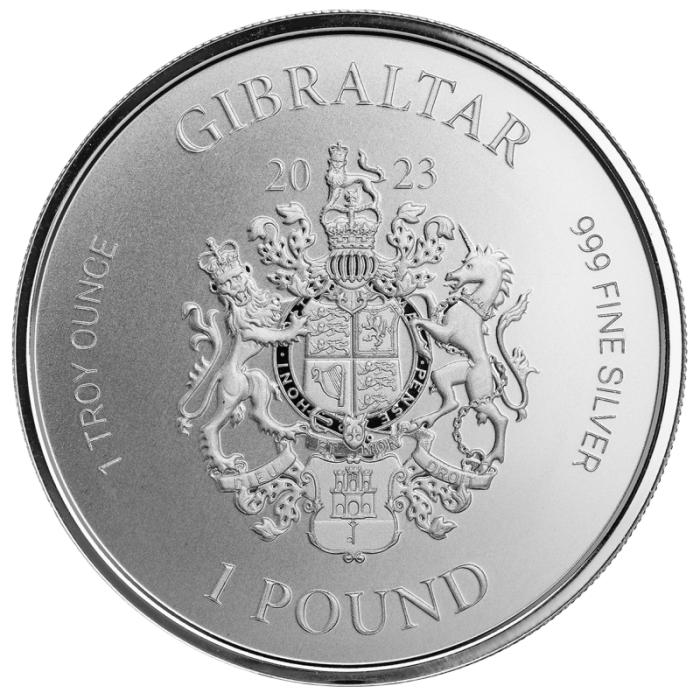 gibraltar-2023-lady-justice-ag999-1-oz-proof-like Moneta in argento 1£ Gibilterra 2023 – Giustizia - immagine 2